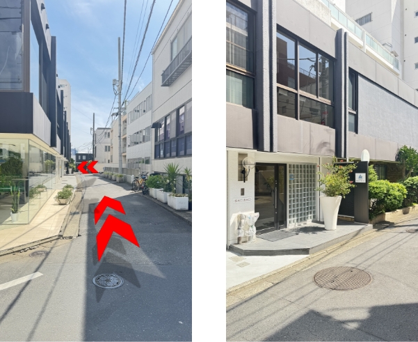 建物周辺の案内